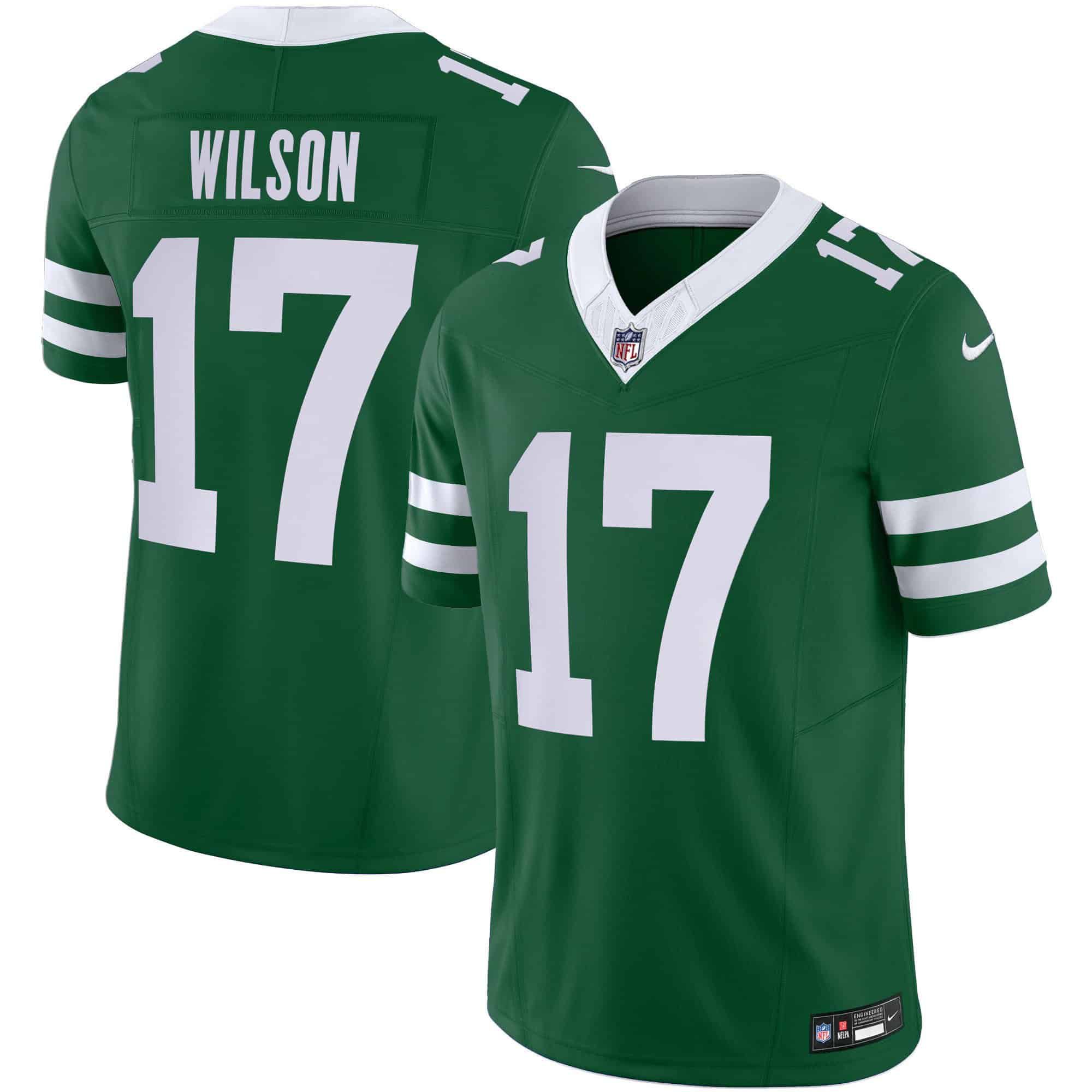 Men New York Jets #17 Wilson Green 2024 Nike Limited NFL Jersey->customized nfl jersey->Custom Jersey